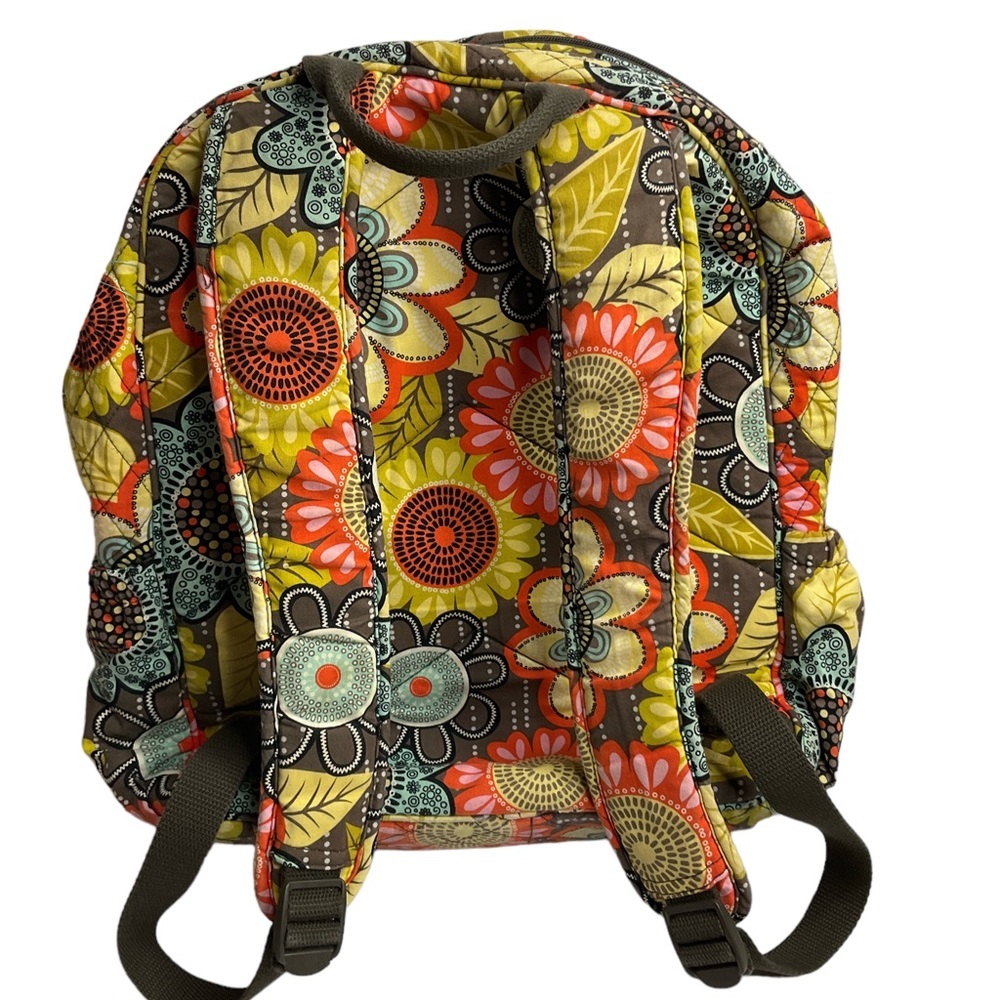 Vera Bradley Laptop backpack in Flower Shower pattern - Picture 8 of 8